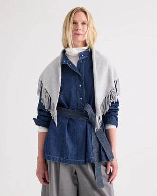 TWP Fringe Triangle Scarf