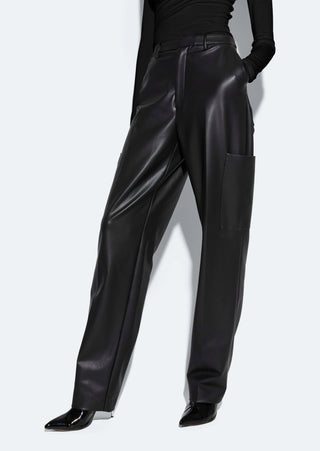 Lapointe Faux Leather Tapered Pants