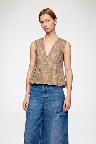 Ganni Pocket Blouse