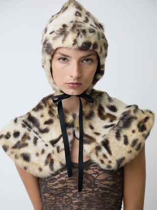 Aknvas Lynx Faux Fur Collar