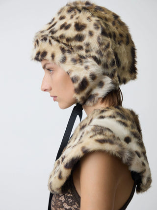 Aknvas Lynx Faux Fur Collar