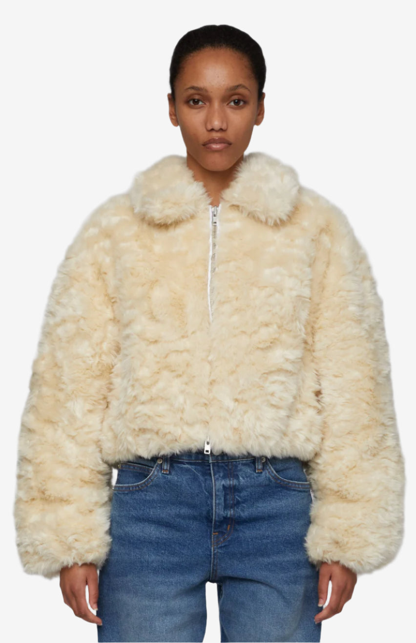 ALC Esme Faux Fur Jacket – Aria ALC Esme Faux Fur Jacket – Aria