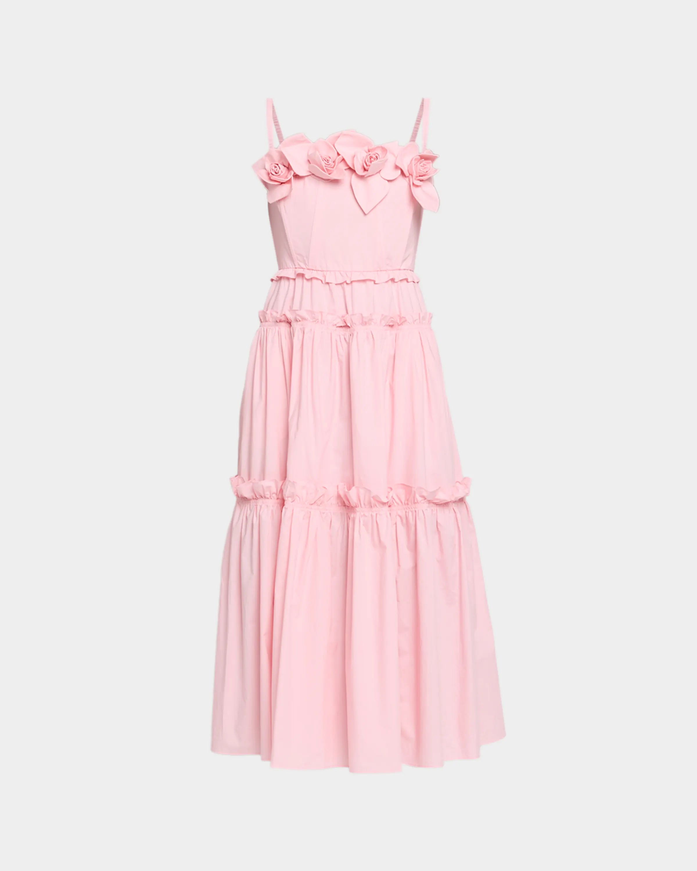 aknvas pink dress Klara Beaded Gown
