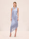 Blue Jacquard