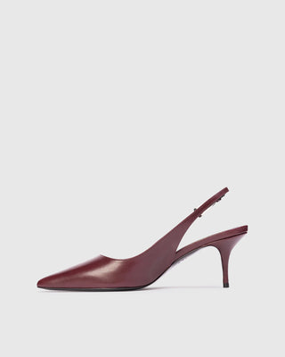 Black Suede Studio Branca Slingback