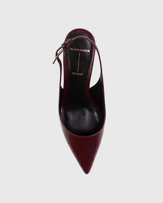 Black Suede Studio Branca Slingback