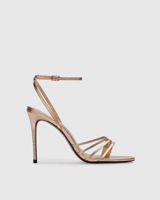 Black Suede Studio Ella Heel