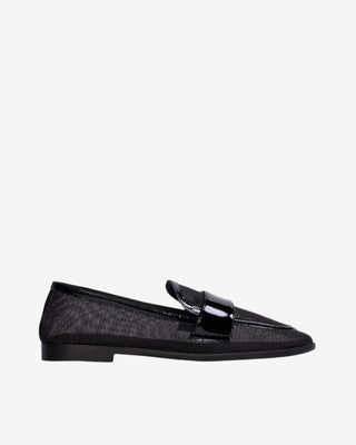 Black Suede Studio Arrow Loafer