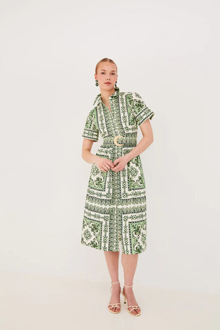 cara cara green dress Cara Cara Malena Dress – Aria