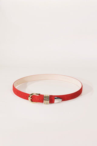 Déhanche Hollyhock Suede Belt