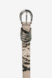 Beige Snake/Silver
