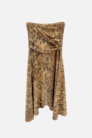 Ganni Marl Mesh Skirt