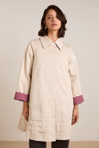 Damson Madder Mercedes Bow Trench
