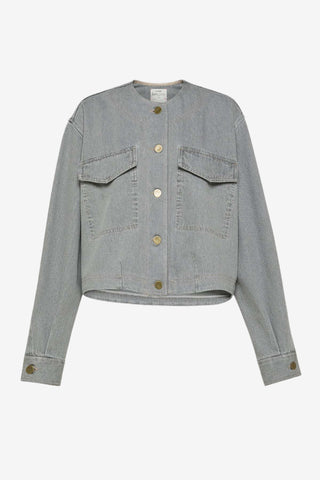 Forte Forte Grey Denim Overshirt