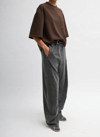Tibi Stretch Denim Knit Winslow Pant