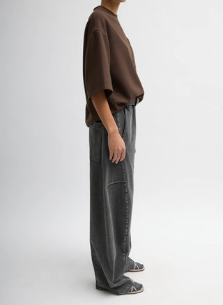 Tibi Stretch Denim Knit Winslow Pant