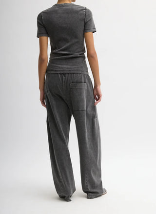 Tibi Stretch Denim Baby T-Shirt