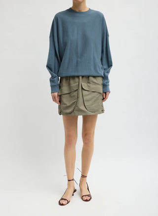 Tibi Techy Twill Skirt