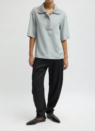 Tibi Knit Collar Cocoon top