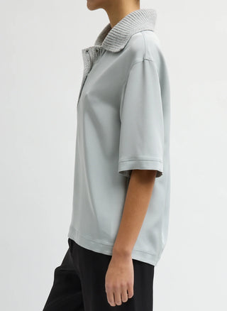 Tibi Knit Collar Cocoon top