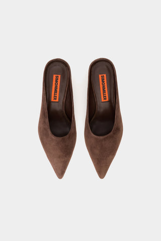 Simon Miller Suede Pointed Gala Mule