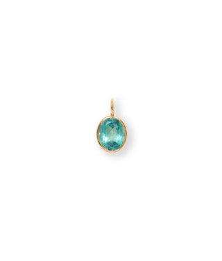 Lizzie Fortunato Singular Oval 14k Gold Necklace Charm