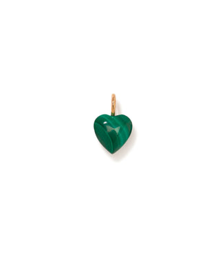 Lizzie Fortunato 14k Gold Puffy Heart Necklace Charm