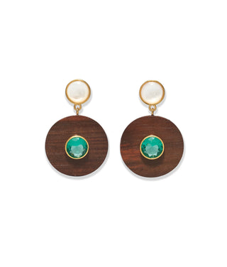 Lizzie Fortunato Taj Disc Earrings