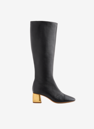 Forte Forte Gold Heel Boots