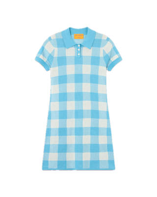Guest In Residence Gingham Polo Dress