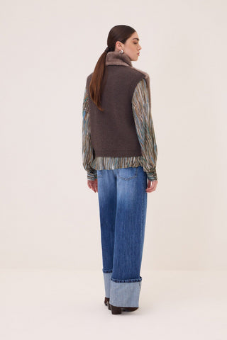 ottod'Ame Fur Vest