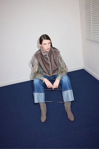 ottod'Ame Fur Vest