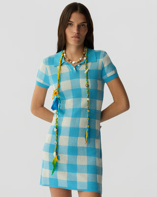 Guest In Residence Gingham Polo Dress
