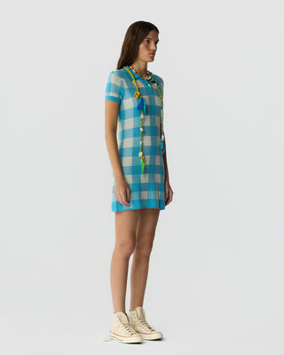 Guest In Residence Gingham Polo Dress
