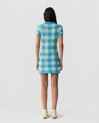 Guest In Residence Gingham Polo Dress