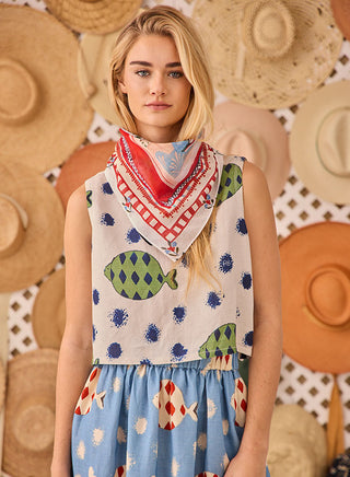 Hunter Bell Printed Scarf