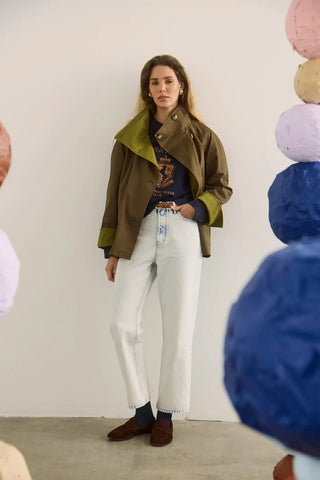 Hunter Bell Howell Cropped Trench