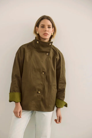 Hunter Bell Howell Cropped Trench