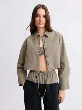 Matthew Bruch Cropped Button Down