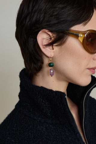 Chan Luu Duo Drop Earrings