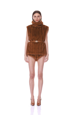 Bronx Banco Mink Vest