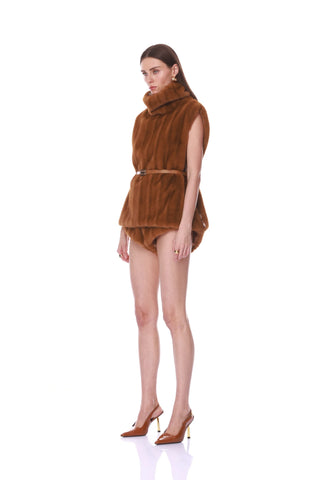 Bronx Banco Mink Vest