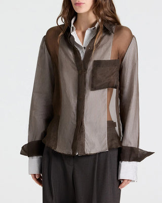 TWP Double Layer Boyfriend Shirt