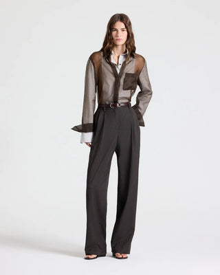 TWP Double Layer Boyfriend Shirt