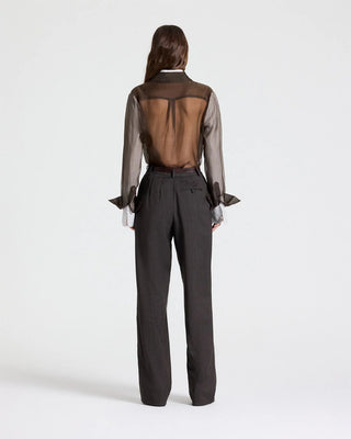 TWP Double Layer Boyfriend Shirt
