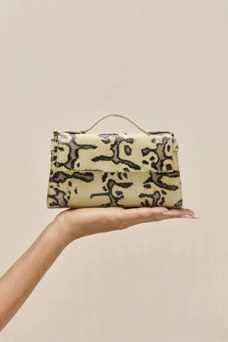 Proenza Schouler Tate Python Clutch