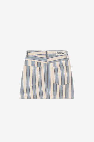 The Tiny Big Sister Striped Yoke Skirt