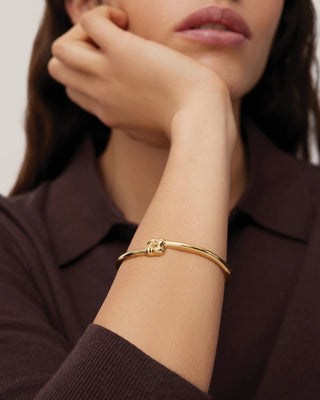 Jenny Bird Slim Woven Square Bangle