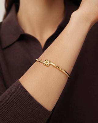 Jenny Bird Slim Woven Square Bangle