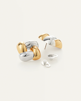 Jenny Bird Woven Square Earrings